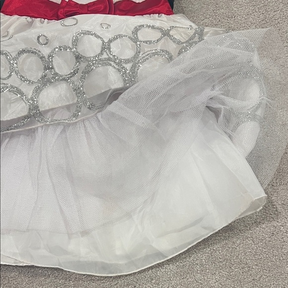 Great🎉 Condition ‘American Princess’ Black and White Dress with Red Accent, 2T - Picture 7 of 7